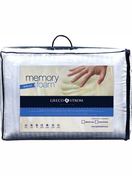Greco Strom Memory-Schaum Kopfkissen Anatomisch 40x70x16cm