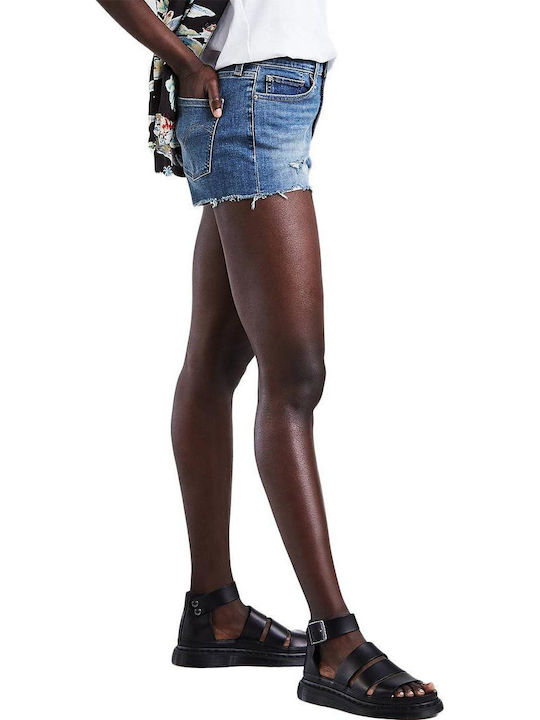 Women's Jean High-waisted Shorts Blue