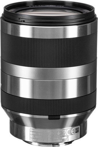 Sony Crop Camera Lens 18-200mm f/3.5-6.3 OSS Tele Zoom for Sony E Mount Silver