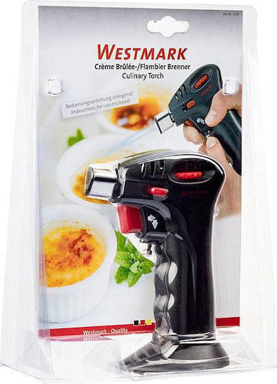 Westmark Kitchen Torch with Security Lock & Temperature Setting Black 041.1239