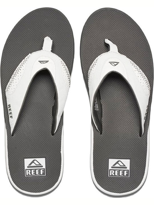Fanning Men's Flip Flops White