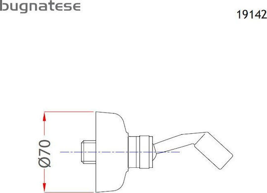 Bugnatese Oxford Suport de duș Bronze Bugnatese Oxford Suport de duș Bronze