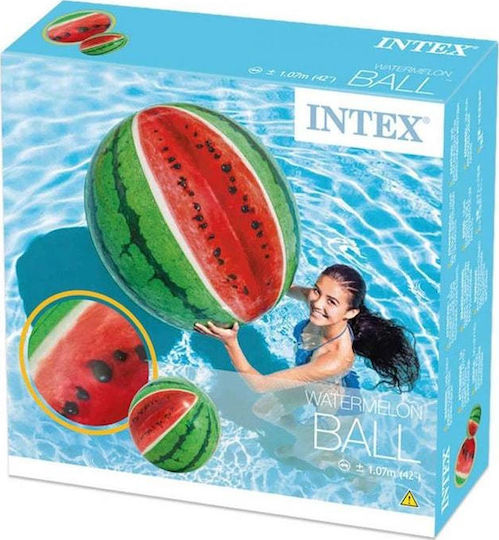 Intex Надуваема топка за плаж в Зелен цвят 107 см.