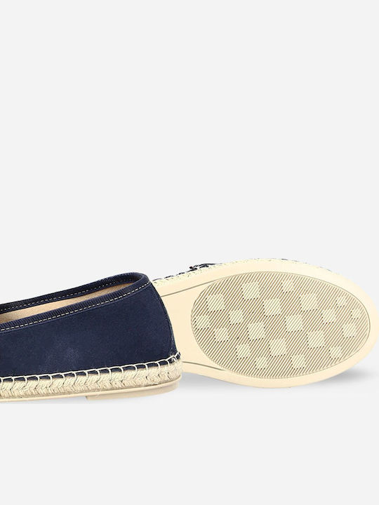 Women's Suede Espadrilles Navy Blue
