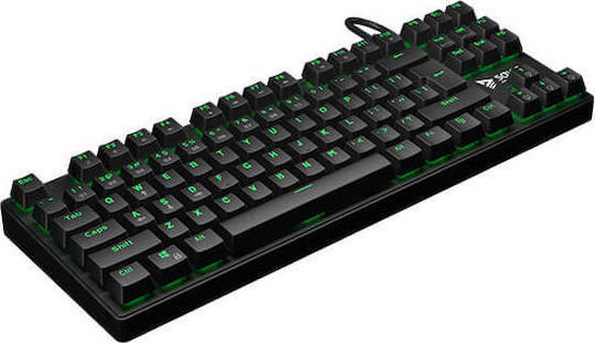 Savio Tempest RX Gaming Mechanical Keyboard Tenkeyless with Outemu Green switches and Illuminated keys (English US)