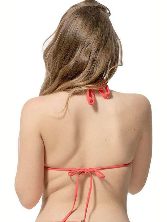Triangle Bikini Top Blue Sense Pink