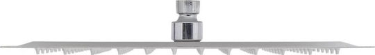 vidaXL Ορθογώνια Κεφαλή Ντουζ 30x20cm Inox