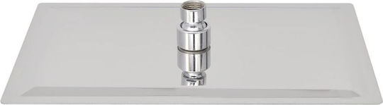 vidaXL Ορθογώνια Κεφαλή Ντουζ 30x20cm Inox