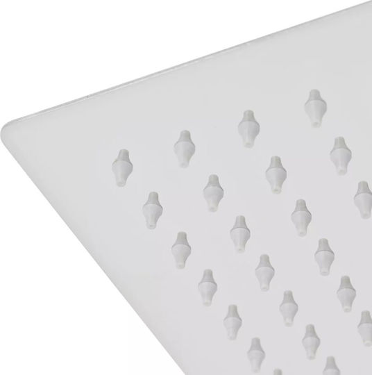 vidaXL Square Showerhead 25x25cm Inox