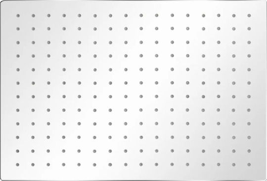 vidaXL Правоъгълници Капаче за душ 40x30см Inox