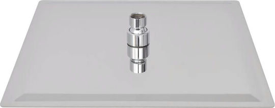 vidaXL Square Showerhead 30x30cm Inox