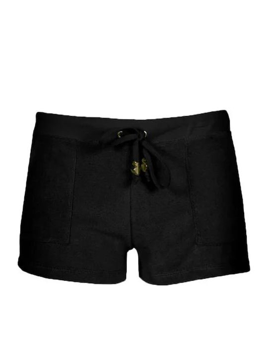 Women's Terry Sporty Shorts Black