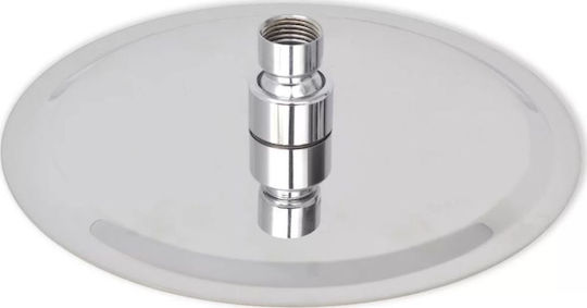 vidaXL Στρογγυλή Κεφαλή Ντουζ 20cm Inox