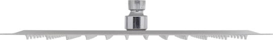 vidaXL Rechteckig Duschkopf 30x20cm Inox