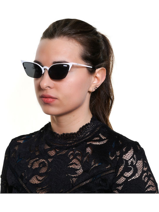 Victoria's Secret Women's Sunglasses with White Metal Frame