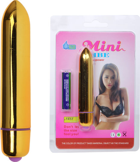 Baile Mini Vibe Vibrator 9cm Gold