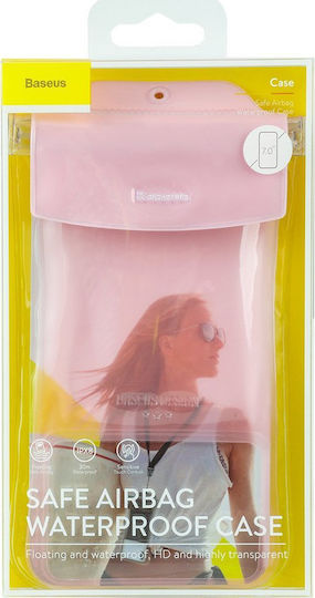 Baseus Safe Airbag Водоустойчив Калъф до 7" Розов ACFSD-C04