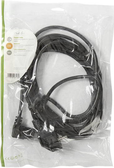 Nedis Schuko - IEC C13 Cable 5m Μαύρο CEGP10020BK50