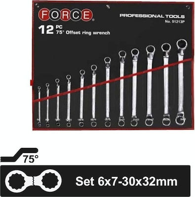 Force Set de 12 Duble Chei poligonale Curbe