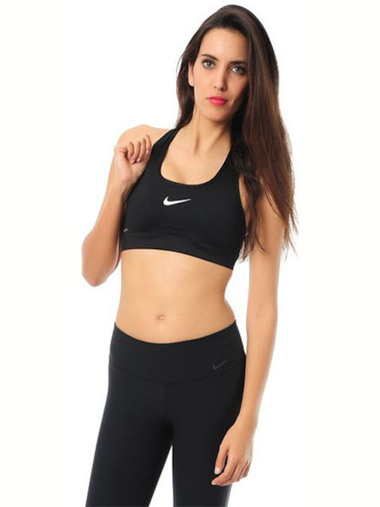 Dri-Fit Victory Compression Women's Athletic Sports Bra Black