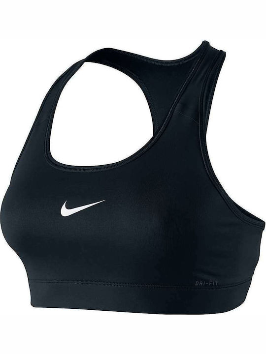 Dri-Fit Victory Compression Women's Athletic Sports Bra Black