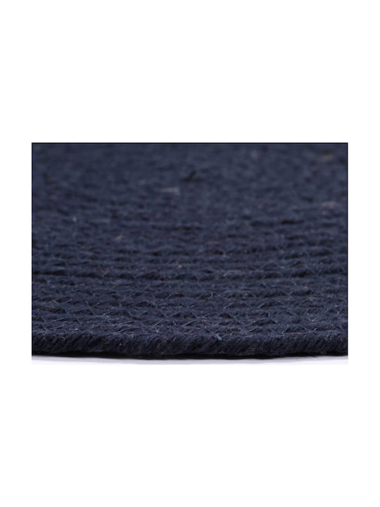 vidaXL Сервизи за маса Заоблено Текстил Navy Blue 38см 6бр