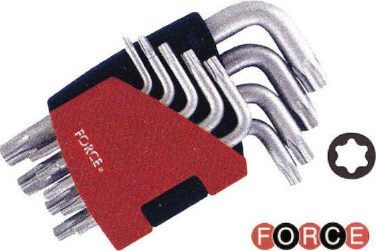 Force L Torx Wrench T10 9pcs