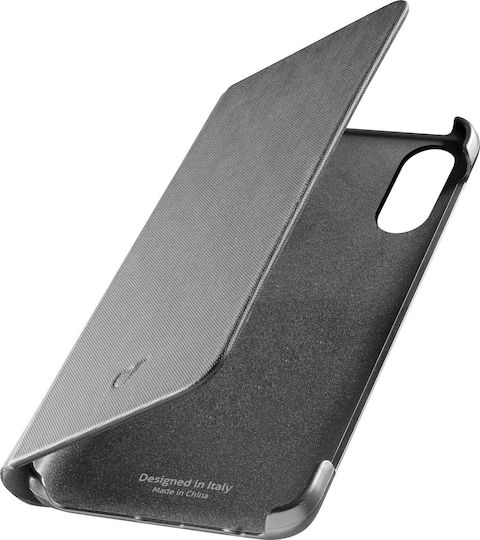 Cellular Line Book Δερματίνης Μαύρο (Huawei Y5 2019 / Honor 8S)