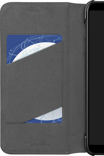 Cellular Line Book Piele artificială Negru (Redmi 8)