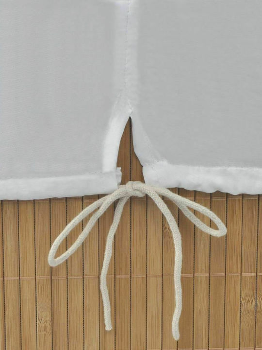 vidaXL Wäschekorb Bamboo Klappbar 83lt mit Deckel 40x30x60cm Braune