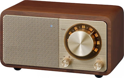 Sangean WR-7 Tabletop Radio Rechargeable with Bluetooth Brown