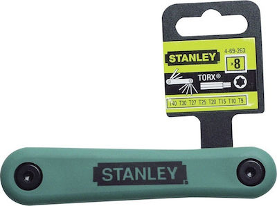 Stanley Set mit 8 Torx-Schlüsseln