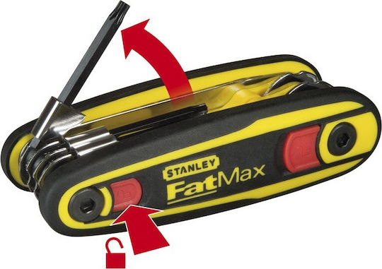 Stanley FatMax Folding Torx Wrench T9 8pcs