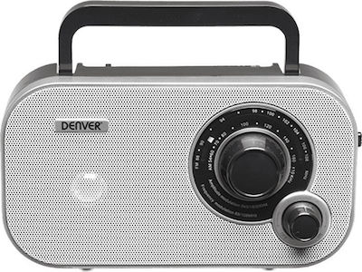 Denver TR-54 Retro Radio portabil Cu alimentare la rețea / baterie Alb