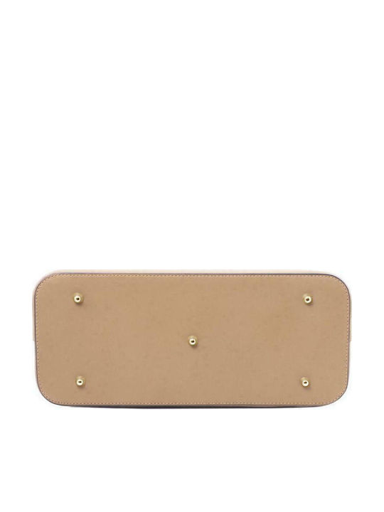 Olimpia Leather Women's Bag Handbag Beige