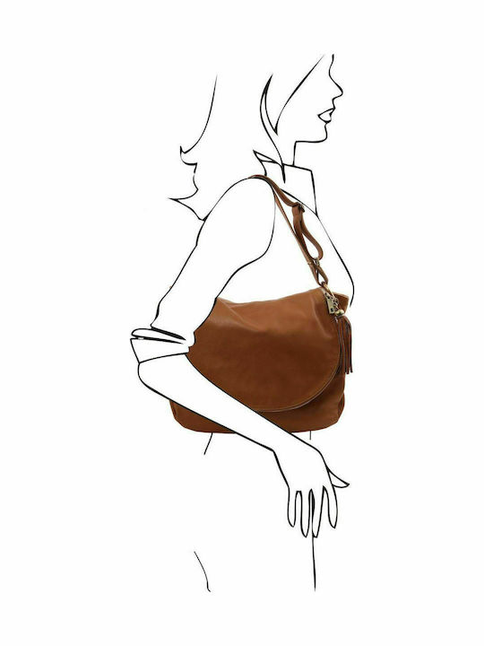 Tuscany Leather Leather Women's Bag Shoulder Cinnamon