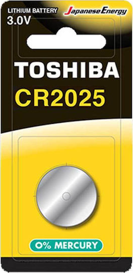 Toshiba CP-1 Μπαταρία Λιθίου Ρολογιών CR2025 3V 1τμχ