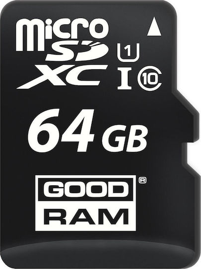 GoodRAM M1AA microSDXC 64GB U1 UHS-I 100MB/s с адаптер