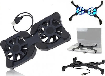 Cooling Pad για Laptop έως 15.6" με 2 Ανεμιστήρες (CS250MA)