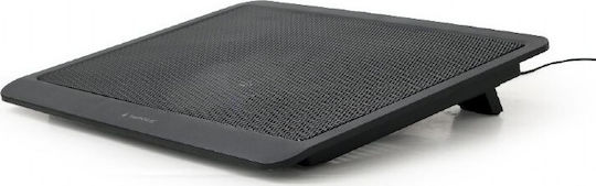 Gembird Cooling Pad για Laptop έως 15" με 1 Ανεμιστήρα και Φωτισμό (NBS-1F15-03)