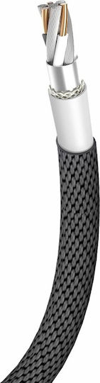 Baseus Yiven Плетена USB-A към Lightning кабел Черен 1.2м (CALYW-01)