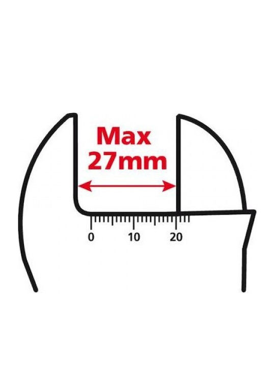 Lampa Γαλλικό Κλειδί Μήκους 200mm με Άνοιγμα Σιαγόνων έως 27mm