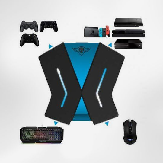 Spirit of Gamer Адаптер За Игри Cross SOG-CONV1 USB Hub За PS3 / PS4 / XBOX Един / Превключвател Черен