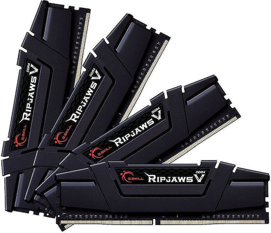 G.Skill Ripjaws V DDR4 32GB RAM με 4x8GB Modules και Ταχύτητα 3200 για Desktop