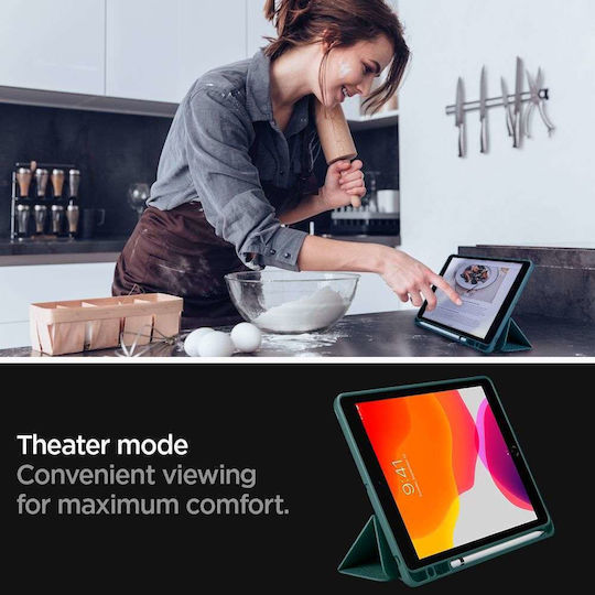 Spigen Urban Fit Flip Cover Greeη (iPad 2019/2020/2021 10.2'') ACS01062