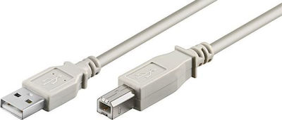 De Tech USB 2.0 Cable USB-A male - USB-B male 3m (18075)