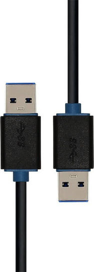 Prolink USB 3.0 Kabel USB-A-Stecker - USB-A-Stecker Schwarz 1.5m PB459-0150