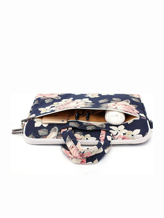 Θήκη Μεταφοράς Tech-protect Canvaslife Briefcase Sleeve Laptop 15-16 Macbook 15 Μπλε Ροζ
