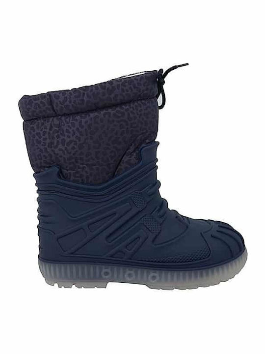 Adam's Shoes Kids Wellies Apre Ski Navy Blue