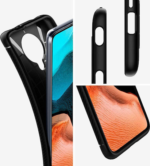 Spigen Rugged Armor Back Cover Σιλικόνης Μαύρο (Poco F2 Pro)